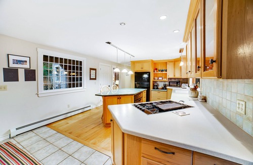 West Hartford House | Lovely wooded home with deck, enclosed porch - dog-friendly