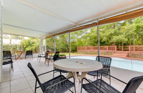 Mary Esther House | Mary Esther Home with Private Pool & Fireplace!