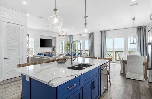 Panama City Beach House | New Listing! "Blue Water Beach House" Luxury Gulf Front Home w/Amazing Views!