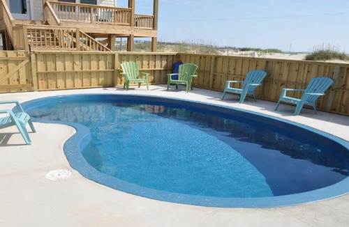 Corolla House | Oceanfront, secluded, private pool. Accessible only by 4x4 vehicle