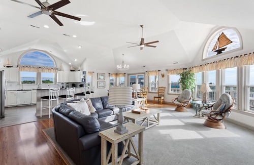 Southern Shores House | Overdraft: Steps to Beach, Pool, Hot Tub, 7BR OBX