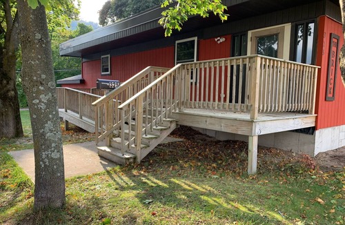 Munising House | Perfect location for a Pictured Rocks adventure. Snowmobiles & trailers welcome.