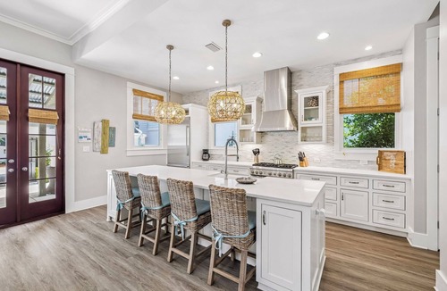 Rosemary Beach House | Pet-Friendly Serene Cottage | 15-sec to Coquina Pool | 2-min to Beach | 4 Bikes