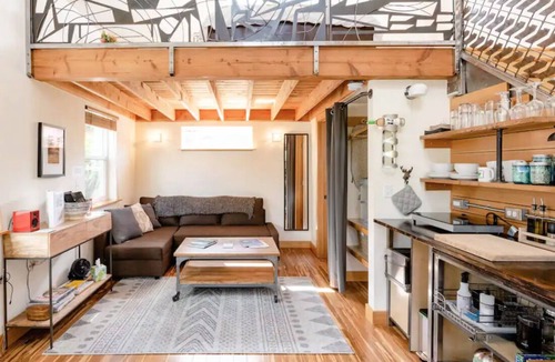 Mississippi District Cottage | Portland's LemonDoor Micro-Loft surrounded by lush gardens in fun, close-in area