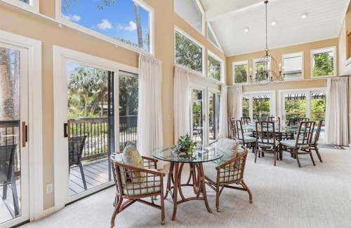 Oceanside House | Private 2nd Row Ocean Home Next to Sea Pines Beach Club!