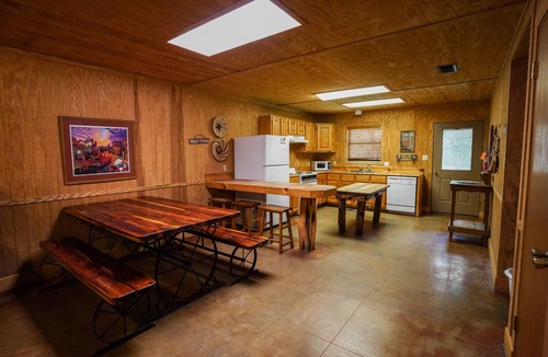 Sabinal Cabin | Riverfront cabin with access to shared pool!