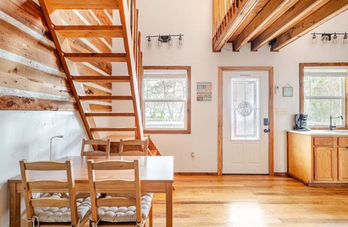 Flint Cabin | Romantic Lakeview Cabin with Private Hot Tub & Fire Pit