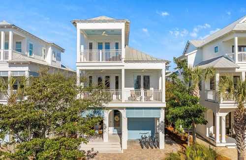 Inlet Beach House | Sand On Tap | Private Beach Access, Gulf Views, Pool & Complimentary Bikes
