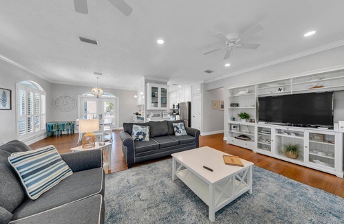 Seacrest House | Seacrest 30A 3 Min Walk to Public Beach Private Pool Heat Option 1-Level