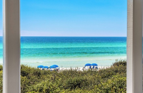 Seaside Cottage | Seaside's Chic Gulf-Front Retreat, Renovated with Elegant Design, Ocean Views, and Jacuzzi!