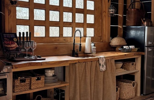 Gentry Cabin | Secluded and romantic: The perfect glamping getaway guests are loving!