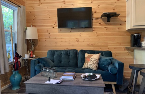 Franklin Cabin | Secluded Storybook Cabin -Dog Friendly with Fenced Yard and Starlink
