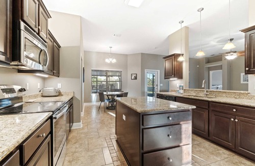 Navarre House | Single-level home with pool, enclosed yard, screened lanai, grill & home office