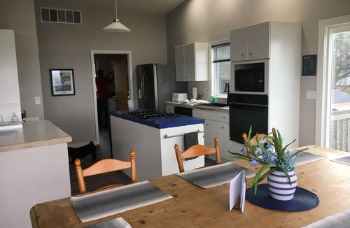 Roads End House | Spacious Roads End home with private hot tub, ocean views and two fireplaces.