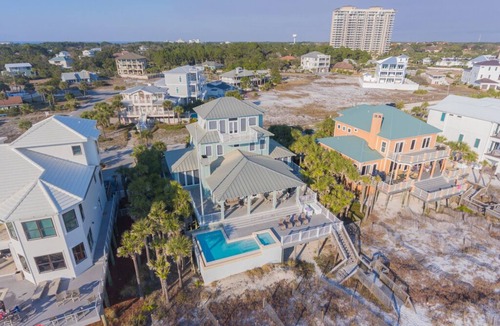 Gulf Pines House | Stunning Gulf-Front Getaway! Private Beach & Infinity Pool