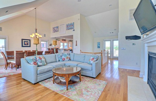 Buck Island House | The Carolina House | Pool, Hot Tub, Elevator & Game Room