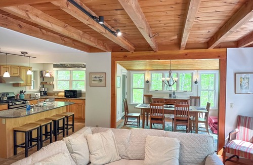 Waitsfield House | Traditional Private Vermont Home with Post & Beam Finishes