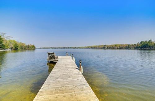 Channing House | Upper Peninsula Lakefront A-Frame Cabin w/Dock