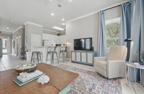 Village of Sugar Beach House | Vacation Starts Poolside–Heated Private Pool & Golf Cart Available