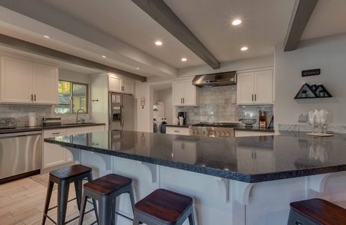 Lower Kingsbury House | Walk to Restaurants & Bars | 6BR Tahoe Home | Hot Tub (SL196)