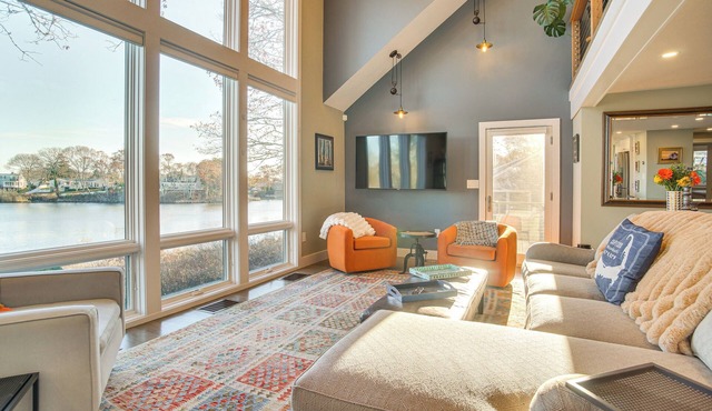 1 Mi to Ferry & Beach: Waterfront Hyannis Home!