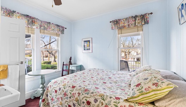 Anne Hathaway, 8 bedrooms, 9 bathrooms, a commercial kitchen and dining room.
