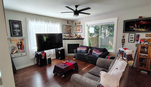 Art filled and spacious 4-bedroom, 2-office house with private yard in Vancouver
