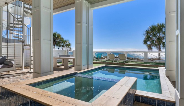 Beach Buzz - Luxury Gulf-Front, Theater, Heated Pool & Game Room