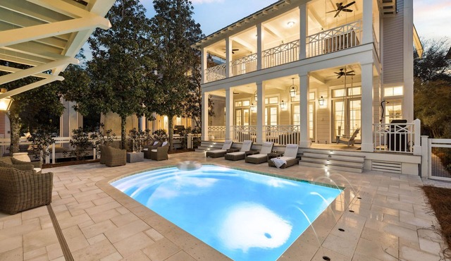 Beach Retreat with Heated Pool, 5 Bikes, and WaterColor Beach Club Access