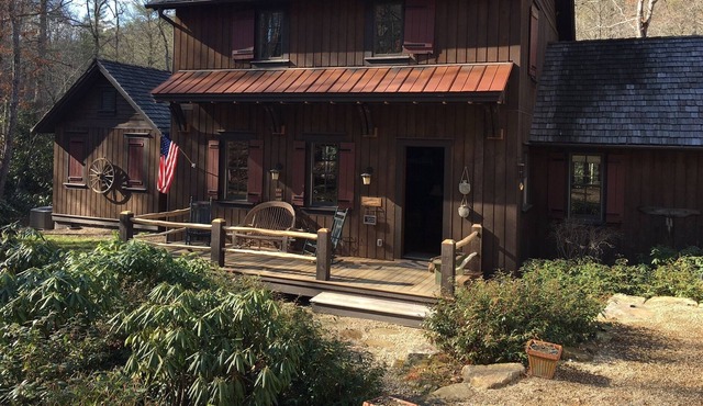 Cashiers - Lonesome Valley - Streamside Cottage nestled in 800 acre valley.