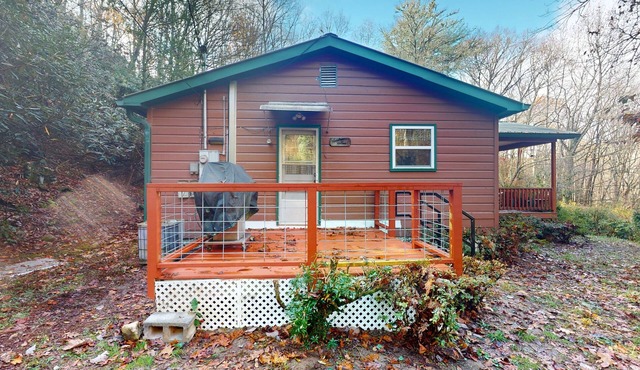 Charming 3BR home in Scaly Mountain with a full kitchen and high speed internet