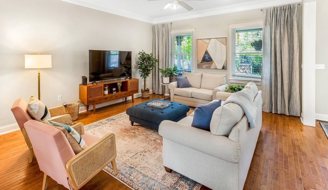 Charming Home Near Forsyth Park w/Parking + Outdoor Space by Lucky Savannah