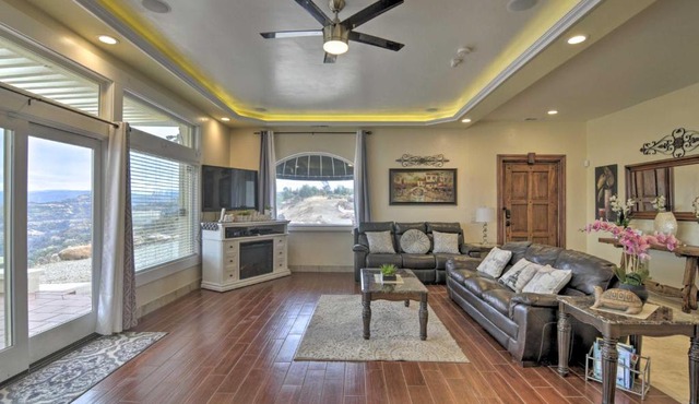 Chic Paradise Home with Terrace 13 Mi to Wineries!