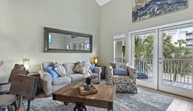 Crystal Beach, Beach View, Luxury Condo @ Caribbean Dunes #205