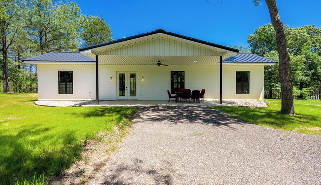 Enjoy our 2 bedroom home located privately on our venue property.