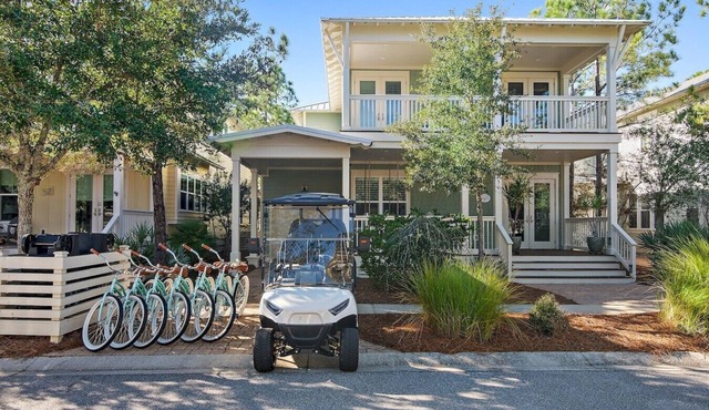 FREE Brand new 6-Seat Golf Cart, Bikes! Somervilla at Naturewalk! Pickleball Courts, Heated Pool!