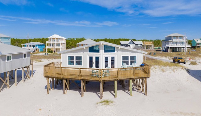 Gulf Front Cottage | Beachfront Living | Pet Friendly Escape