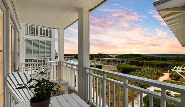 Gulffront WaterColor Condo w/6-Seat LSV