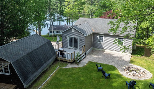 Lake Views Private Beach Fire Pit Game Barn in Naples