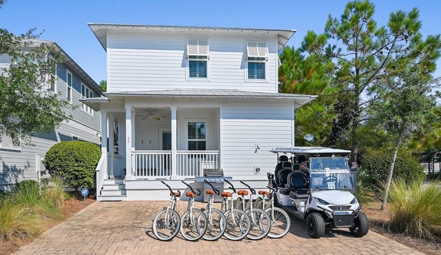 Liberty Point 4BR/3.5BA Home | Golf Cart, Bikes & Resort Amenities | NatureWalk 30A