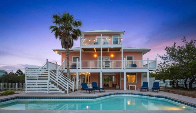 Lux 5 Bed/Bath! Priv Pool! Sleeps 16! Golf Cart!