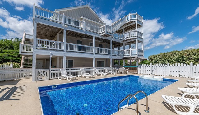Mare Nostrum - Corolla, Whalehead, 430 Yds to Beach, Ocean View, Pool, Hot Tub, Events, Flex Stays