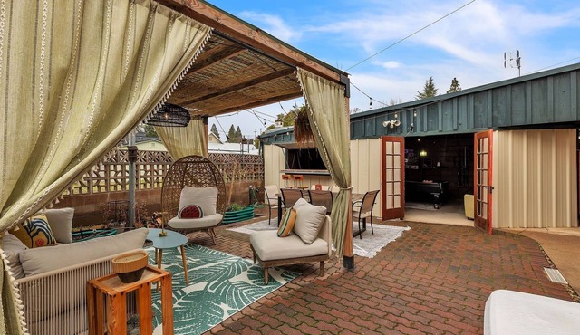 NEW! Brick & Creek House (3-Bedroom Home) with Pool