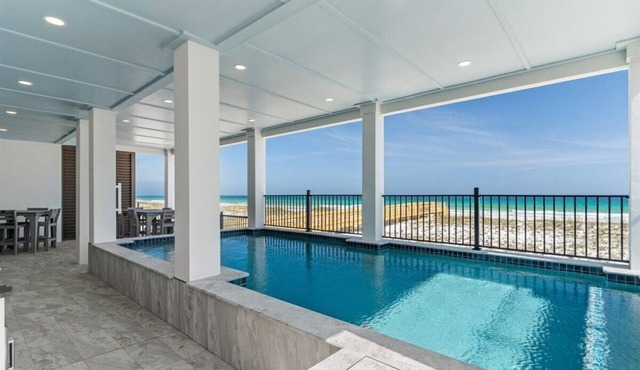 Newly built | Luxury Gulf-front Home | Private Pool | Elevator | Game Room