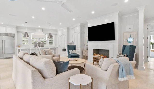Newly Designed Custom Seaside Home with 6 Bedrooms + Next to Adult Pool/Fitness Center