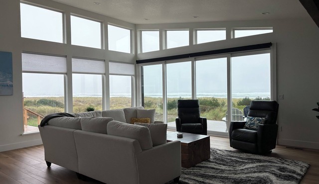 Ocean front 4 bedroom home.