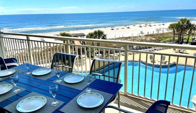 Palacio 203 BeachFront!Best View&Amenities!2 Pools!HotTub!Near Dining!Pickleball