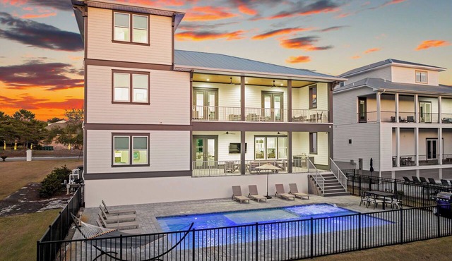 Rising Tide | Private Pool/Spa | 6-Seater Golf Cart | Private Beach Access