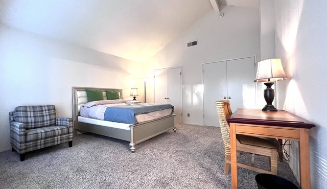 Spacious Master Bedroom with Private Big Bathroom in 2500 SQFT Single House p1