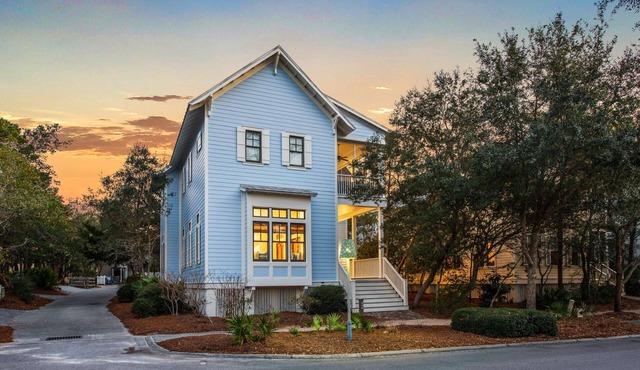 Spacious WaterColor Retreat with Carriage House and Short Walk to Beach
